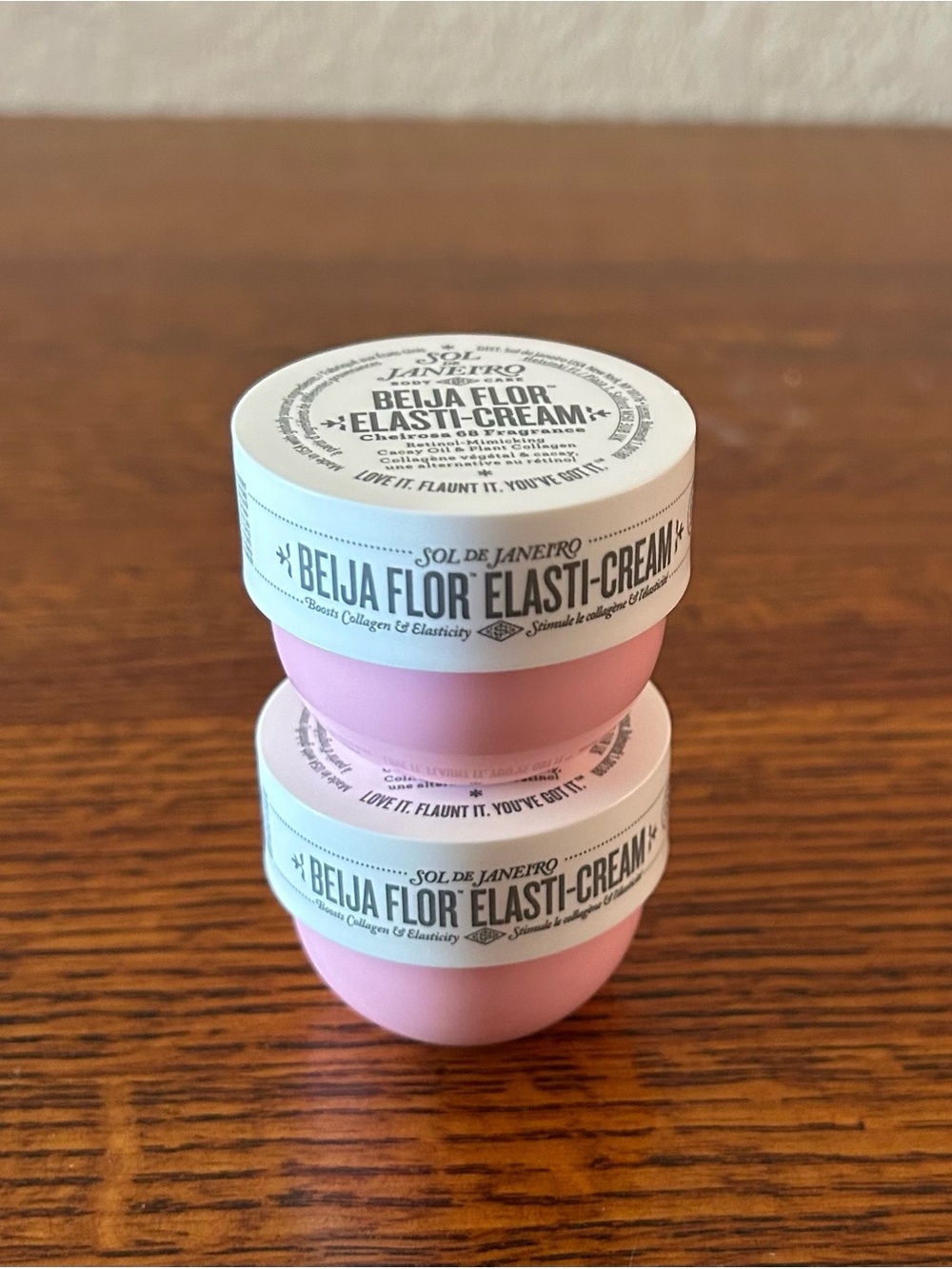 2x Sol de Janeiro Beija Flor Elasti-Cream. 25 ml/0.84 fl oz each.